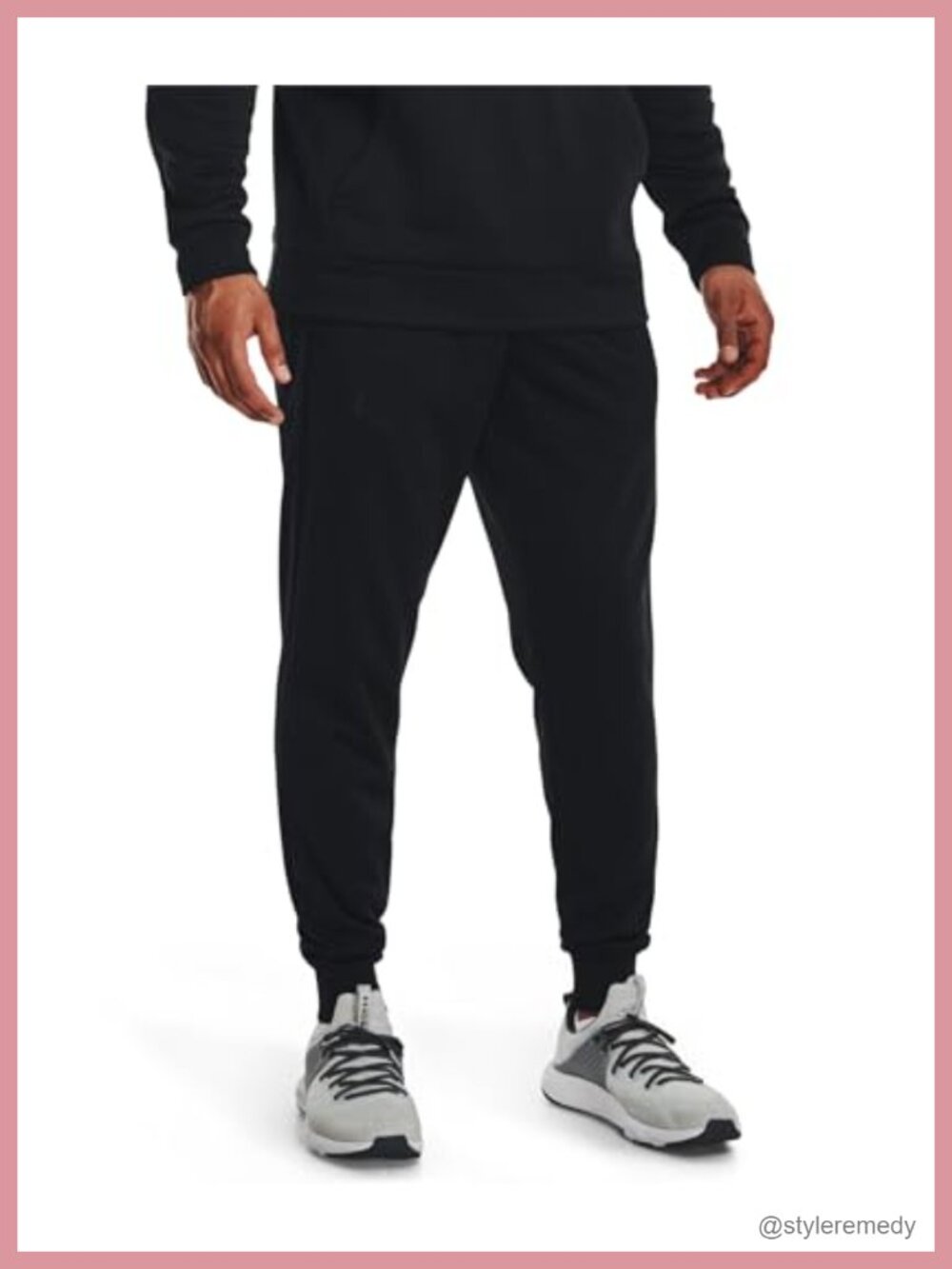 Men's Armour Fleece Jogger Sweatpants Tapered Leg Athletic Fit